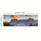 thumbnail image 1 of 1pc Canvas Painting, Lake Forest Mountain Scenery Painting, Wall Art Decor, For Living Room, Bedroom, No Frame, 19.68*59.05inch, 1 of 5