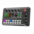 thumbnail image 2 of 2X F998 Sound Card Microphone Sound Audio Interface Mixer Sound Card Mixing Console Amplifier for Phone PC, 2 of 7