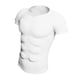 thumbnail image 4 of Camiseta interior de manga corta con efecto musculoso falso para hombre, divertida y realzadora para disfrazarse. M, 4 of 9