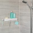 thumbnail image 3 of Better Living Products 15354 CLEVER Flip Shower Shelf White, 3 of 10