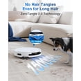 thumbnail image 5 of ECOVACS DEEBOT T50 PRO Omni Robot Vacuum & Mop, 3.19” Slim, 15,000Pa, Auto Wash Dry & Self-Emptying, White, 5 of 9