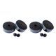 thumbnail image 4 of Eigraketly 1 par de cintas para manillar, cómodas cintas simples para envolver, cuero hueco, accesorios para barras de bicicletas de carretera, cinturón Negro 2piezas Eigraketly CBP198698, 4 of 6