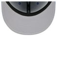 thumbnail image 5 of Men's New Era Royal Philadelphia 76ers Piped & Flocked 59Fifty Fitted Hat, 5 of 6