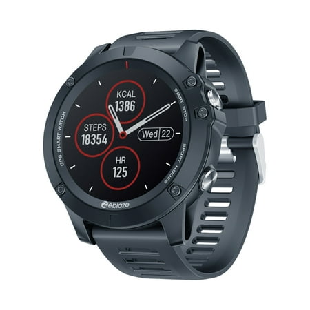 Zeblaze VIBE 3GPS Multisport Smartwatch 1.3-Inches IPS Color Touchscreen Big Face Watch /GLONASS Activity IP67 Wateproof Sport Watch with Heart Rate/Sleep Monitor Multiple Workout Modes