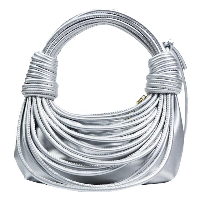 Bolsos personalizados con diseño de cordón de espagueti para mujer, bolsos cruzados de un solo hombro de moda