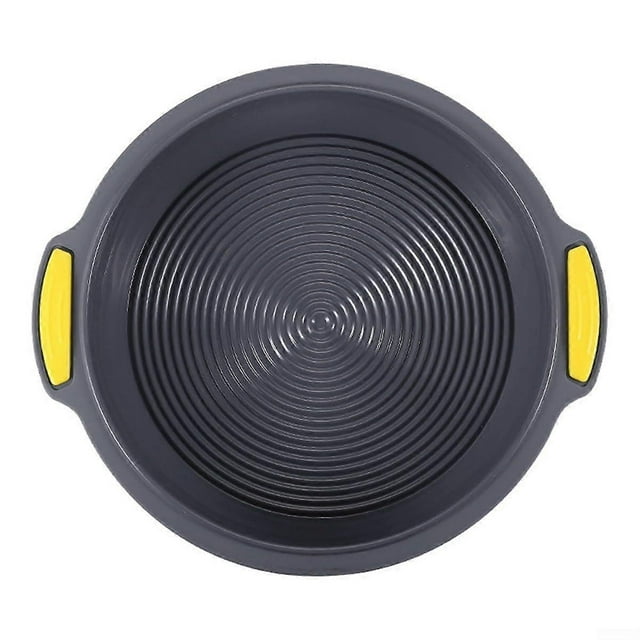 Vibrant and Colorful Creations Nonstick Silicone Cake Pan for Eye Catching Cakes (Yellow)
