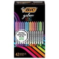 thumbnail image 1 of BIC Gel-ocity Gel Stic Assorted Colors Gel Pen Set (RGSM42-AST), Medium Point (0.7mm), 42-Count Pack, Colorful Gel Pens for Journaling and Lists, 1 of 8