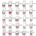 thumbnail image 7 of 30-Pack Pink Glass Bud Vases, Elegant Small Flower Vases for Wedding & Event Centerpieces, Bulk Set for Table Decor, 7 of 7