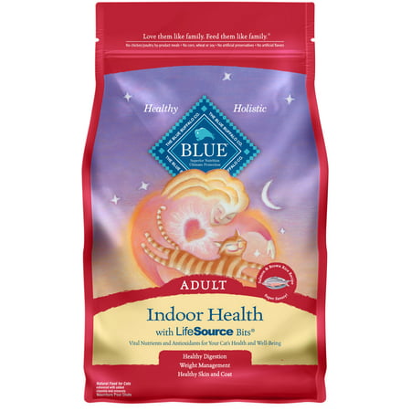 Blue Buffalo Indoor Health Salmon & Brown Rice Natural Adult Dry Cat Food,