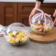 thumbnail image 3 of AMERTEER 25pcs Clear Plastic Food Storage Containers with Snap-On Lids - Stackable  Transparent Salad & Dessert Bowls for Restaurants  Catering  Home Kitchen - Dishwasher Safe  Space-Savi, 3 of 5