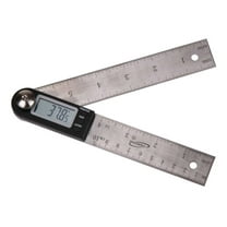 Digital Protractor with 7" and 4" Stainless Steel Bladed