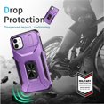 thumbnail image 2 of Funda para GANGXUN iPhone 11 - Soporte metálico, Función magnética, Morado, 2 of 5