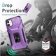 thumbnail image 2 of Funda para GANGXUN iPhone 11 - Soporte metálico, Función magnética, Morado, 2 of 5