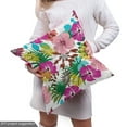 thumbnail image 5 of Ambesonne Floral Fabric by the Yard Upholstery, Tropical Hawai Flowers, 3 Yards, Multicolor, 5 of 5