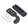 thumbnail image 2 of Camera Side Handgrip, Aluminum Alloy And Rubber Cold Shoe Mount Universal Side Handle Grip With Plate For Work, 2 of 8