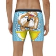 thumbnail image 4 of Salouo Dog Takes a Bath in the Bathtub Pattern Men's Boxer Briefs, Soft & Breathable Underwear Elastic Waistband Briefs for Men,1-Pack, 4 of 7