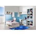 thumbnail image 2 of Tapis rectangle amusant pour enfant Poches de jean multicolore nylon, 2 of 2