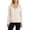 Beige plus size zip up hoodie a1, variant on Women Plus Size Fall Winter Zip Hoodie V Neck Long Sleeve Casual Basic Pullover Tops Solid Jackets Windbreaker Loose Fit Trendy Outerwear, Green 3XL