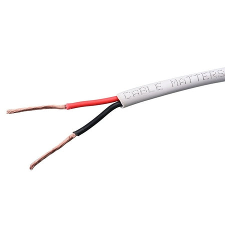 Bare Copper Cable - Cable Matters 16 AWG In-Wall Rated (CL2) Oxygen-Free Bare Copper Speaker Cable 500 Feet