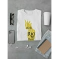thumbnail image 3 of Yellow Parrot Silhouette T-Shirt Men -Image by Shutterstock, Male 3X-Large, 3 of 4