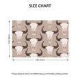 thumbnail image 2 of Placemats Set of 4, Buffalo skull cool Place mats for Dining Table Indoor/Outdoor, Cute Heat Resistant Washable Table Mats(18" x 12"), 2 of 8