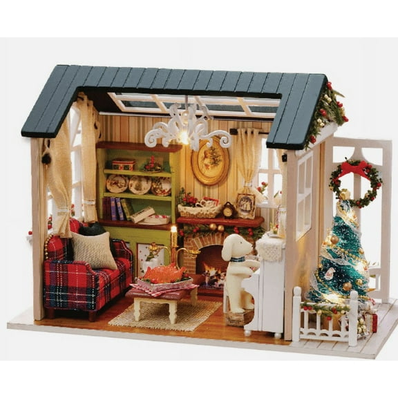 Miniature Wizardi Roombox Kit - Hut Dollhouse Kit