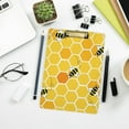 thumbnail image 7 of FMSHPON Honey Bee Clipboard Hardboard Wood Nursing Clip Board and Pull for Standard A4 Letter 13x9 inches, 7 of 7