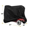 thumbnail image 2 of Mobility Scooter Cover Waterproof All-Weather Outdoor Indoor Protection Windproof Electric Scooter Cover with Storage Bag for Motorbike Electric Scooter, 67x26x46 inch, 2 of 11