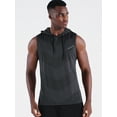 thumbnail image 7 of NELEUS Men's Workout Tank Tops with Hoodie Sleeveless Running Muscle Shirts 3 Pack,Black+Gray+Olive Green,US Size S, 7 of 7