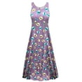 thumbnail image 1 of Plus size 6x Extra Tall Womens Dress Lavender Essence Floral Print Sleeveless Princess Cut, 1 of 4