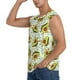 thumbnail image 3 of Fotbe Avocado Doing Sport Men's Camiseta sin Mangas Estampada para Hombres, Playera Casual para Gimnasio, Entrenamiento, Playa-3X-Large, 3 of 7