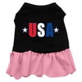 thumbnail image 1 of Usa Star Screen Print Dress Black With Light Pink Xs (8), 1 of 1