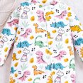 thumbnail image 4 of Kogui Neutral Baby Clothes Boy Baby Pajamas Long Sleeve Printing 2 Way Zipper Romper Jumpsuit Sleep and Play 0 3 6 9 12 18 24 Months (Light Yellow,6-12 Months), 4 of 4