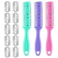 thumbnail image 4 of 3 Uds Peines De Afeitar Para El Cabello Peine De Corte De Pelo De Doble Cara Con 10 Cuchillas De Acero Inoxidable ANGGREK  AHX348, 4 of 7