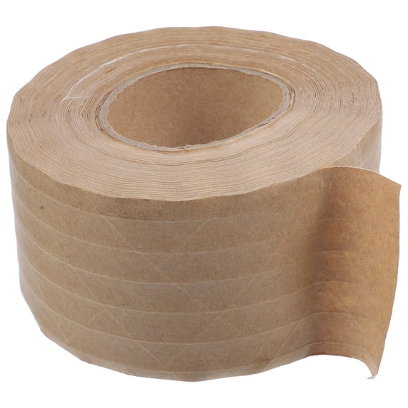 Soimiss Light Brown Kraft Paper Tape Water Activated Packing Tape Strong Adhesion for Sealing Boxes