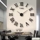 thumbnail image 2 of Reloj de pared acrílico con números romanos en 3D, pegatina de reloj de cuarzo artesanal, decoración del hogar, pegatinas para sala de estar, novedad de 2022, 2 of 4