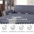 thumbnail image 4 of CHUANK Housse de Canapé Imperméable en Forme de L, Housses de Canapé, Housse de Chaise Longue Réversible, Protecteur de Meubles pour Animaux, Enfants, Chien, Chat, Kaki P, 4 of 7