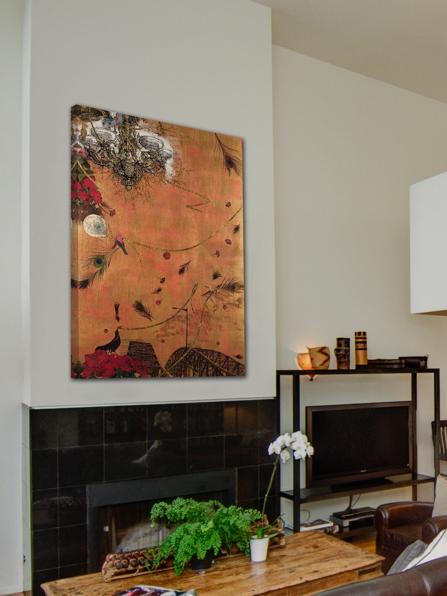 Marmont Hill "Southern Winds" by Tracy Silva Barbosa Painting Print on Canvas