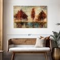 thumbnail image 3 of Elephant Stock Field And Forest I Wall Art - Horizontal Canvas Wall Art - Living Room Wall Decor - Nature Canvas - Red And Brown Decor By Silvia Vassileva - 45" x 30", 3 of 8
