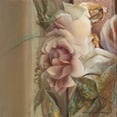 thumbnail image 2 of Amrhein, Elvira 12x12 White Modern Wood Framed Museum Art Print Titled - Les roses de mon jardin II, 2 of 4