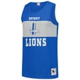 thumbnail image 2 of Men's Mitchell & Ness Blue Detroit Lions Retro Colorblock Tank Top, 2 of 4