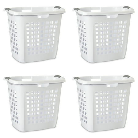 Cake Hamper - Sterilite, Ultra Easy Carry Hamper, White, Case of 4