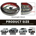 Ongfuwu Truck Tailgate Light AIF4 Bar 59", Triple Row LED Tail Light
