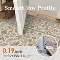 thumbnail image 4 of BERTHMEER 2'x3' Small Area Rugs for Entryway Doormats Indoor Bathroom Oriental Floral Vintage Farmhouse Machine Washable Non-slip Traditional Distressed Throw Rugs, Beige Brown, 4 of 4