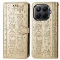 thumbnail image 3 of Funda Cartera FOXDOCK para Xiaomi 15T Pro , Flip PU con Relieve de Gatos y Perros, Tarjetero y Soporte, 3 of 6