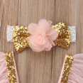 thumbnail image 2 of Seyurigaoka Baby Girls Princess Sequins Toddler Tulle Lace Tutu Party Ballet Dancing Dress, 2 of 7