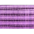 thumbnail image 1 of Ahgly Company Indoor Rectangle Abstract Purple Modern Area Rugs, 2' x 5', 1 of 4