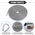 thumbnail image 3 of Unique Bargains Car Door Edge Guard 16.4ft U Shape Rubber Edge Trim Seal Strip Protector Universal PVC Iron Gray, 3 of 7