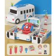 thumbnail image 2 of Ambulance Toy Car Simulated Lifelike Ambulance Vehicle Toy Early Education Interactive Plastic Emergency Vehicle Toy for Kids, 2 of 4