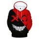 thumbnail image 4 of Sudadera con capucha con estampado 3D de cara sonriente de diablo a la moda para hombre y mujer, estilo hip hop, informal, divertida, con estampado XOXO, 4 of 4